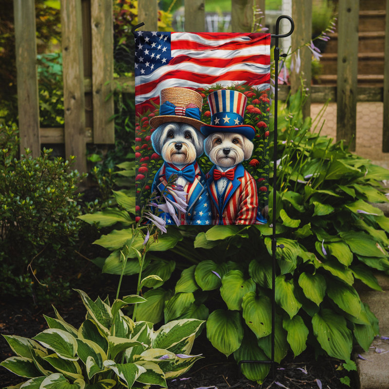 Drapeau All American Garden, Terrier Dandie Dinmont
