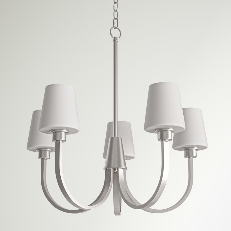 Bottorff 5 - Light Dimmable Chandelier, Satin Nickel