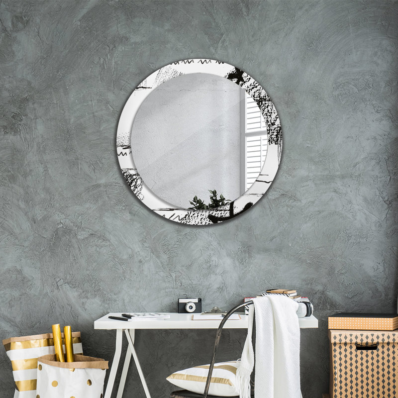 Huldar Glass Flat Wall Mirror