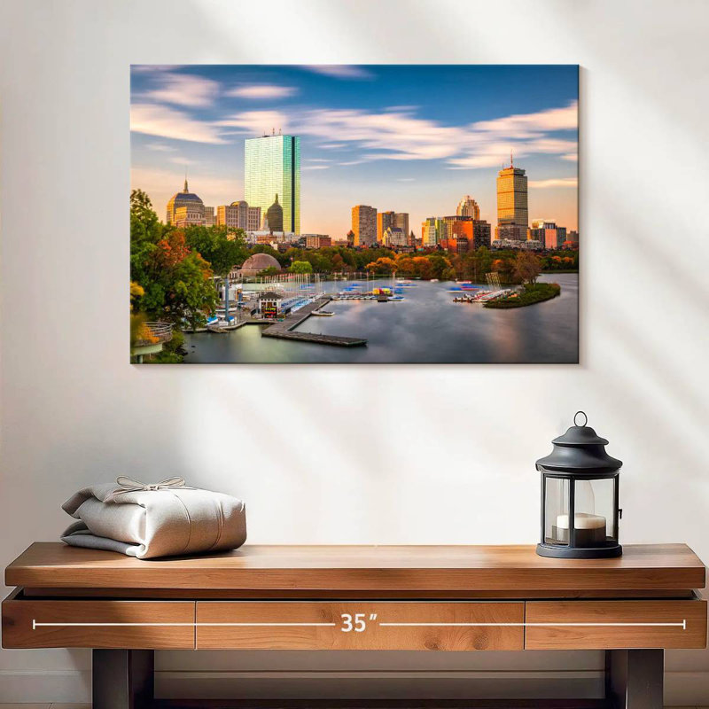 Kavia Charles River Dock Boston, H 16 po x l 24 po