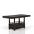 Deep Coffee Counter Height Dining Table