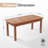 Patio Dark Brown Wood Table-1910462853