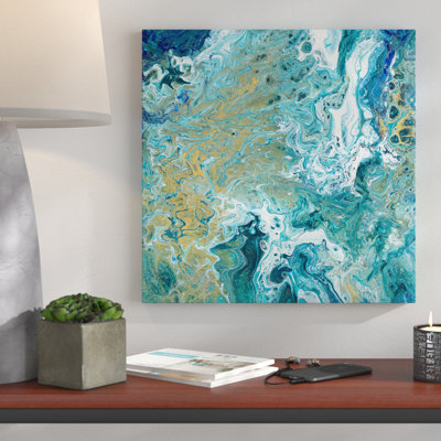 « earth essence i », reproduction de peinture à l’huile sur toile