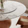 Gullveig Round Dining Table With Lazy Susan Vase-Shaped Solid Wood Pedestal
