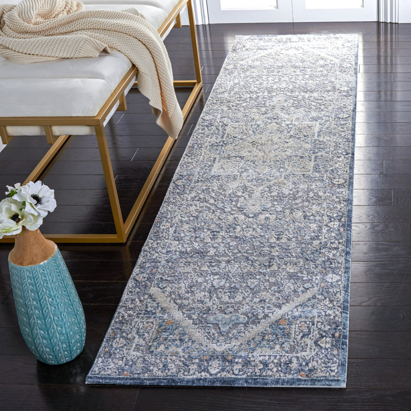 Tapis oriental Martha Stewart Performance, Tapis de couloir 2 pi 2 po x 8 pi