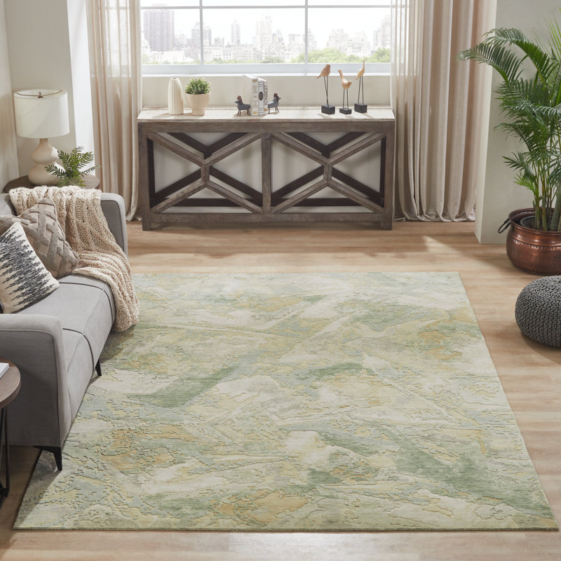 Power Loom Wool Area Rug, Runner 2'6" x 8'