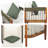 Acacia Wood Lounge Chair - Handwoven Rope Accents & Water-Resistant Cushions-1202685742