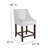 Desaria Transitional Tufted  Barstool with Accent Nail Trim-2017230476-2017230481
