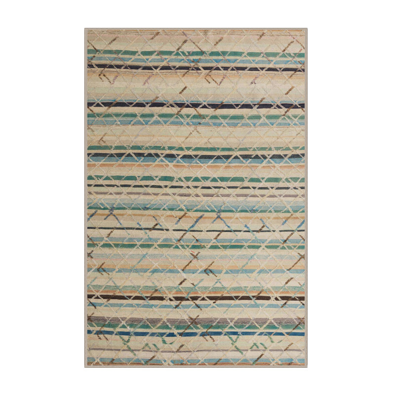 Tapis abstrait moderne 5345, Rectangle 8 pi x 10 pi