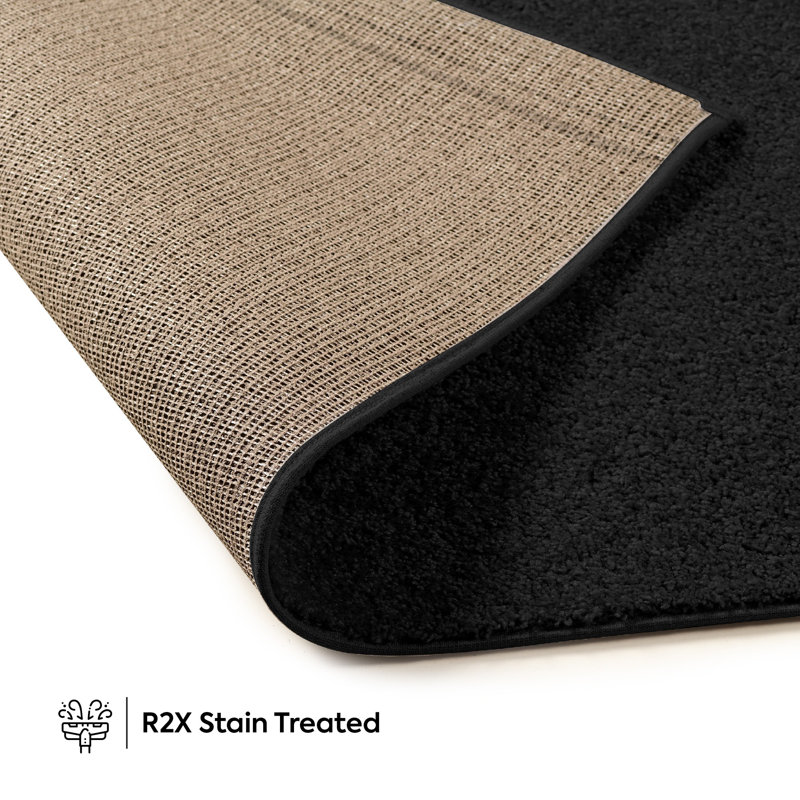 Ensemble de tapis intérieur / extérieur en polyester touffeté à la machine Boxgrove, Octogone 2 pi x 2 pi