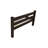 Dark Brown Solid Wood Full Bed Frame