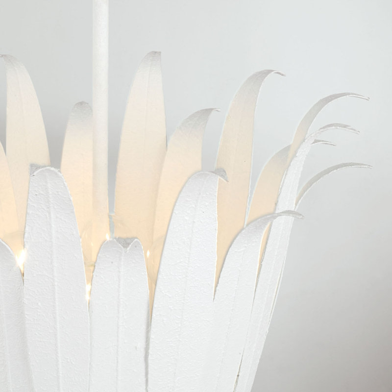 Luminaire suspendu urne 4 lumières , Blanc
