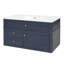 Meuble-lavabo mural simple flottant 36 po avec comptoir en céramique 36 po-793634714