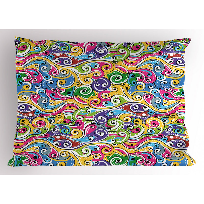 Funky Polyester Plaid Sham Set, Twin