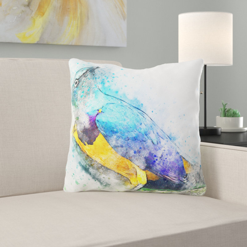 Housse et insert de coussin extérieur carré Mazeppa, Microsuède, Intérieur