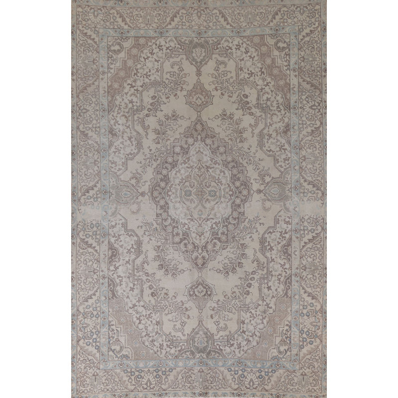 Tapis traditionnel en laine vieillie 8 x 11