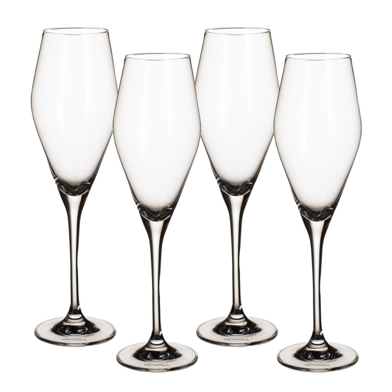 8,75 oz. Villeroy & Boch La Divina Flûte en cristal sans plomb