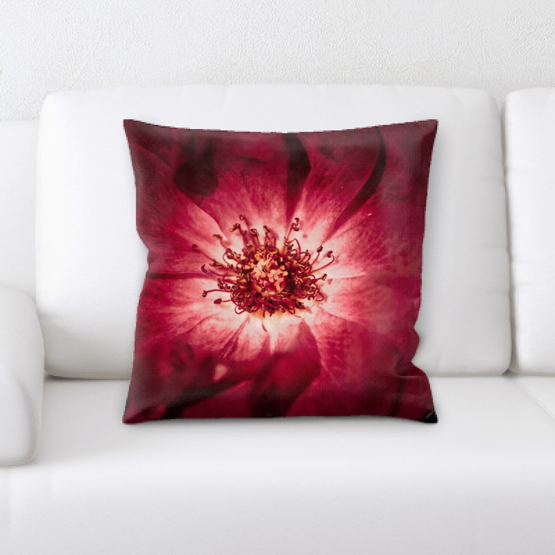 Coussin décoratif fleur