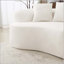Canapé épuré à quatre places à compression complète Boneless, tissu en peluche et canapé compact sans assemblage-1278548325