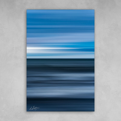"Hampton Blues" par Lawrence Leyderman - Art mural acrylique 60 "x 40"