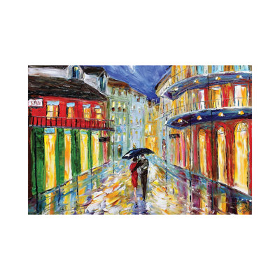 French Quarter 1 Piece Wrapped Canvas Painting