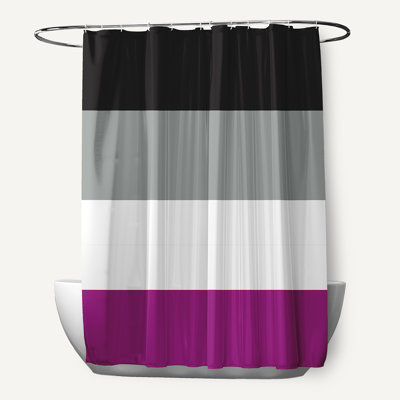 Rideau de douche non-binaire en polyester durable