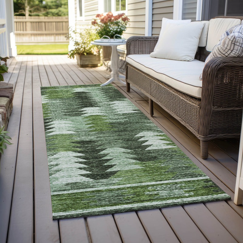 Malchow Washable Indoor / Outdoor Rug, Runner 2'3" x 7'6"