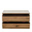 Armoire de rangement empilable avec tiroirs et tablettes pour l'organisation à la maison