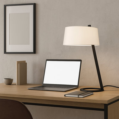 Lampe de table standard en métal