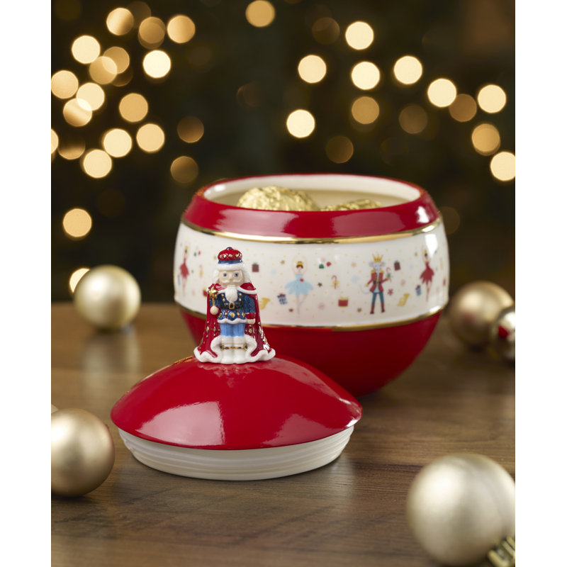 Lenox Nutcracker Ballet Covered Candy Jar
