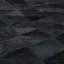 Trilogia Cowhide Geometric Area Rug in Black-501615972