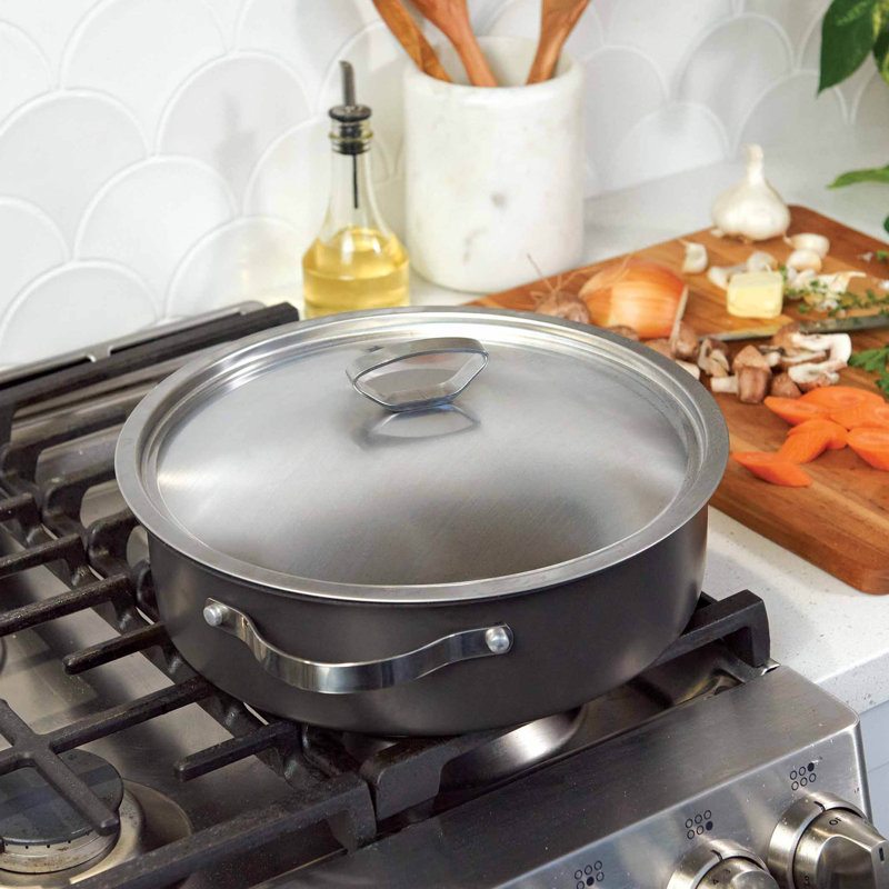 Verde Braiser Pan With Lid