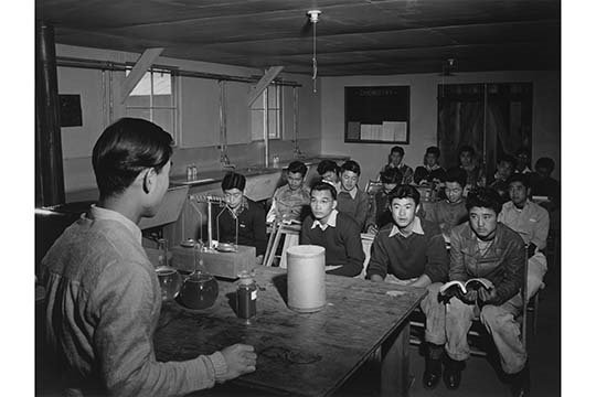 « science de la conférence » par ansel adams, reproduction de photo, H 44 po x l 66 po