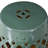 Outsunny 13" X 18" Garden Stool With Woven Lattice Design & Glazed Strong Materials Decorative End Table