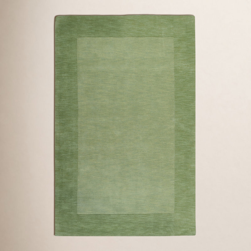Tapis en laine tissé à la main Dolma, Rectangle 8 pi x 11 pi