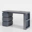 MDF Computer Desk with Built-In Electrical Outlet-497719372