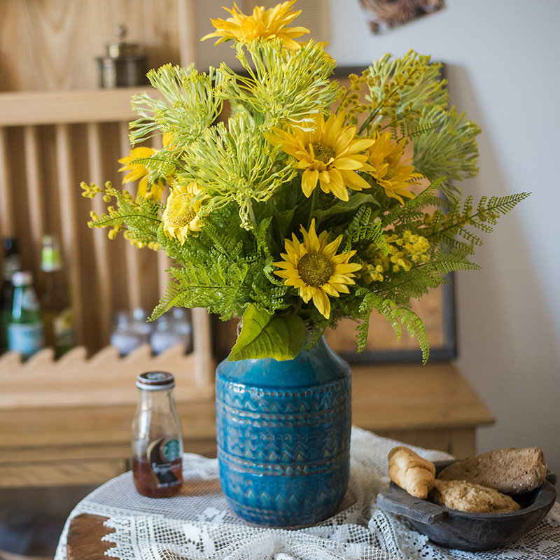 Arrangement floral de bouquet artificielle de bouquet de tournesol