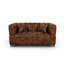 Torreys Microsuede Faux Leather Square Arm Sofa-1218853314