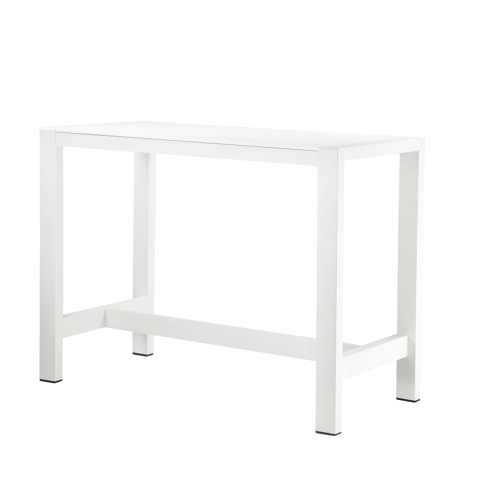 Betty 59" Patio Dining Set, White, White