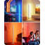 114cm Chrome LED Column Floor Lamp
