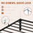 Twin Bed Frame, Heavy Duty Metal Platform Bed Frame with Durable Iron Slat Support and Legs, No Box Spring Required, No Screws Needed, Support Up to 800 Lbs-1000871079