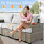 7 - Person Outdoor Seating Group With Cushions And Fire Pit-1763044604