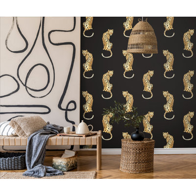 Leopard King Animal Peel And Stick Wallpaper