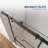 56"-60"W X 76"H Frameless Shower Door-111809649