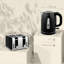 HOMCOM 4 Slice Wide Slot Toaster and 1.7L Rapid Boil Kettle Set-121641883