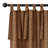Linen Texture Tie Top Light Filtering Curtain Pair(2 Panels)-1799807140-1799807149
