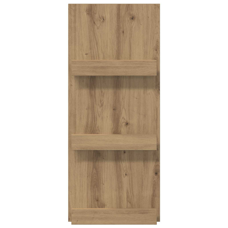 Wood Free Standing Magazine Rack, Light Brown