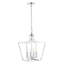 Luminaire suspendu géométrique 4 lumières Areyanna-487039898