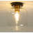 1 - Light Glass Flush Mount Ceiling Light
