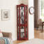 Armoire vitrée pour rangement en coin-1087669492